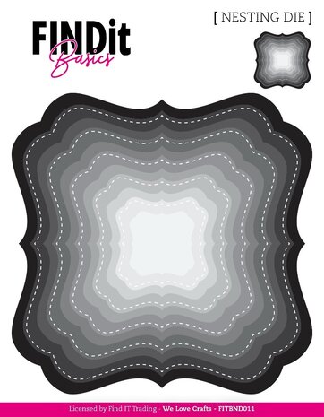 Find It Nesting Dies Deco Squares (FITBND011)