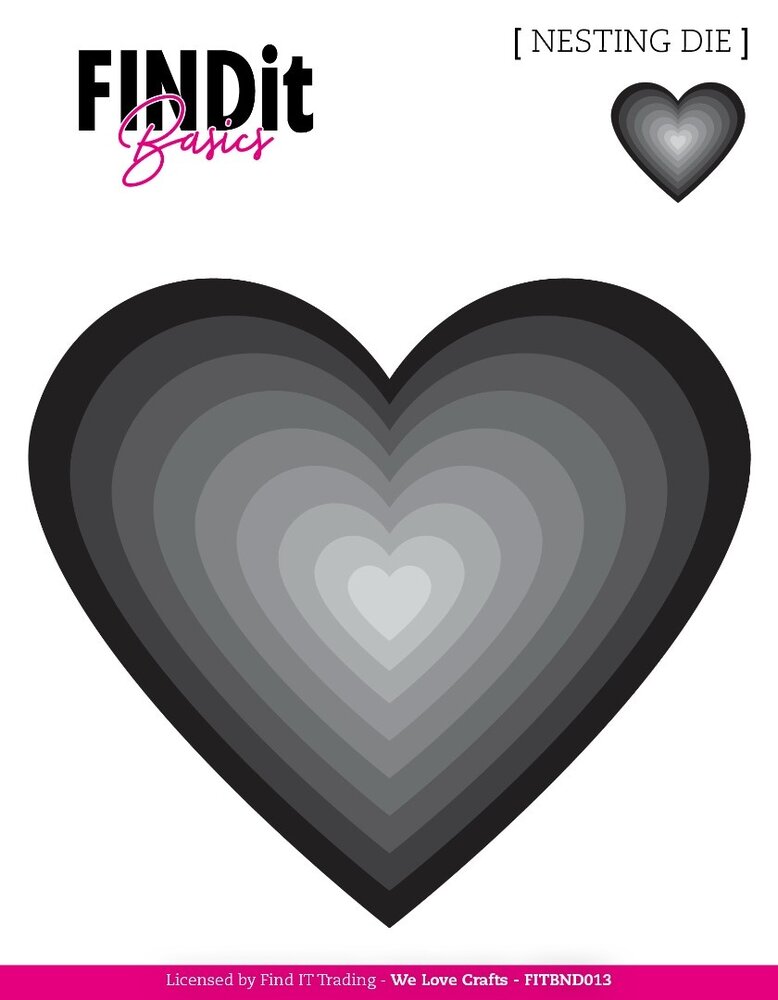 Find It Nesting Dies Hearts 2 (FITBND013) Find It Nesting Dies Hearts 2 (FITBND013)