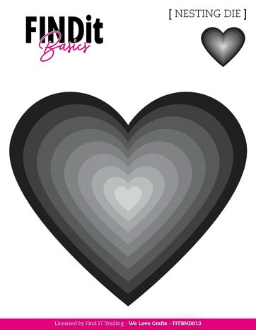 Find It Nesting Dies Hearts 2 (FITBND013) Find It Nesting Dies Hearts 2 (FITBND013)