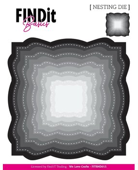 Find It Nesting Dies Wavey Squares (FITBND015)