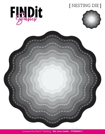 Find It Nesting Dies Stitched Wavy Bloom (FITBND017) Find It Nesting Dies Stitched Wavy Bloom (FITBND017)