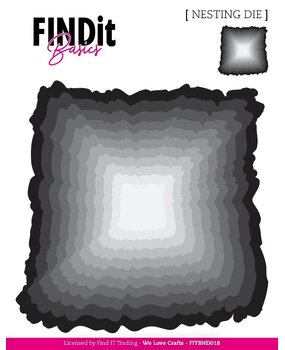 Find It Nesting Dies Rough Edge Square (FITBND018)