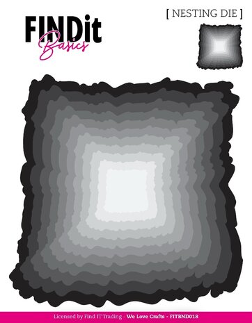Find It Nesting Dies Rough Edge Square (FITBND018) Find It Nesting Dies Rough Edge Square (FITBND018)