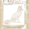 Tracy Evans Fox 4x4 Inch Snippet Stencil (SS039)