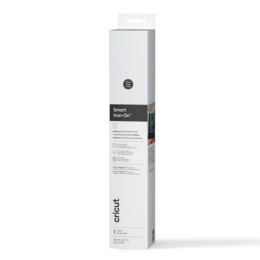 Cricut Smart Iron-On 13 Inch x 9 ft White (2011973) Cricut Smart Iron-On 13 Inch x 9 ft White (2011973)