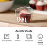 Cricut Clear Acetate 12x12 Inch Sheets (6pcs) (2011975)