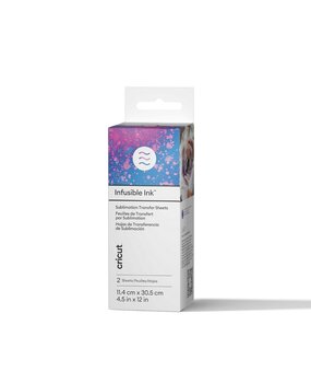 Cricut Infusible Ink Transfer Sheets 4.5x12 Inch Purple Watercolor Splash (2pcs) (2011899)