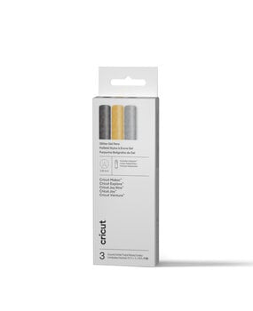 Cricut Glitter Gel Pen Set 0.8mm (3pcs) + Adapter (2013194)