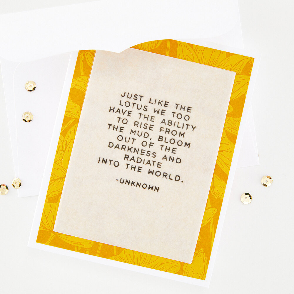 Hero Arts Tranquil Garden Stamp Set Keep Growing (CM851)