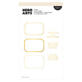 Hero Arts Tranquil Garden Letterpress + Foil & Cut Lovely Labels (HC109)