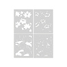 Hero Arts Tranquil Garden Layering Stencil Set Lotus Field (SA307)