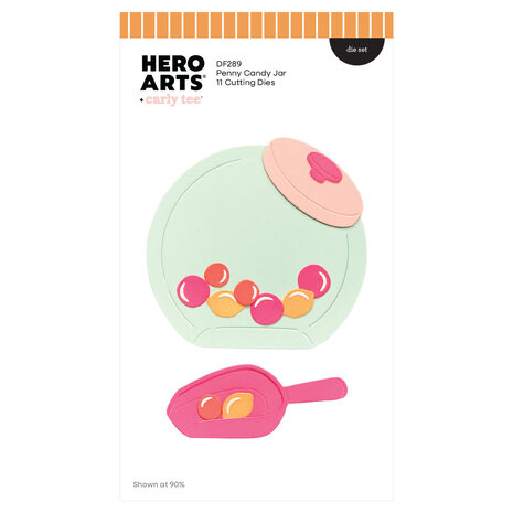 Hero Arts Beary Sweet Die Set Penny Candy Jar (DF289)