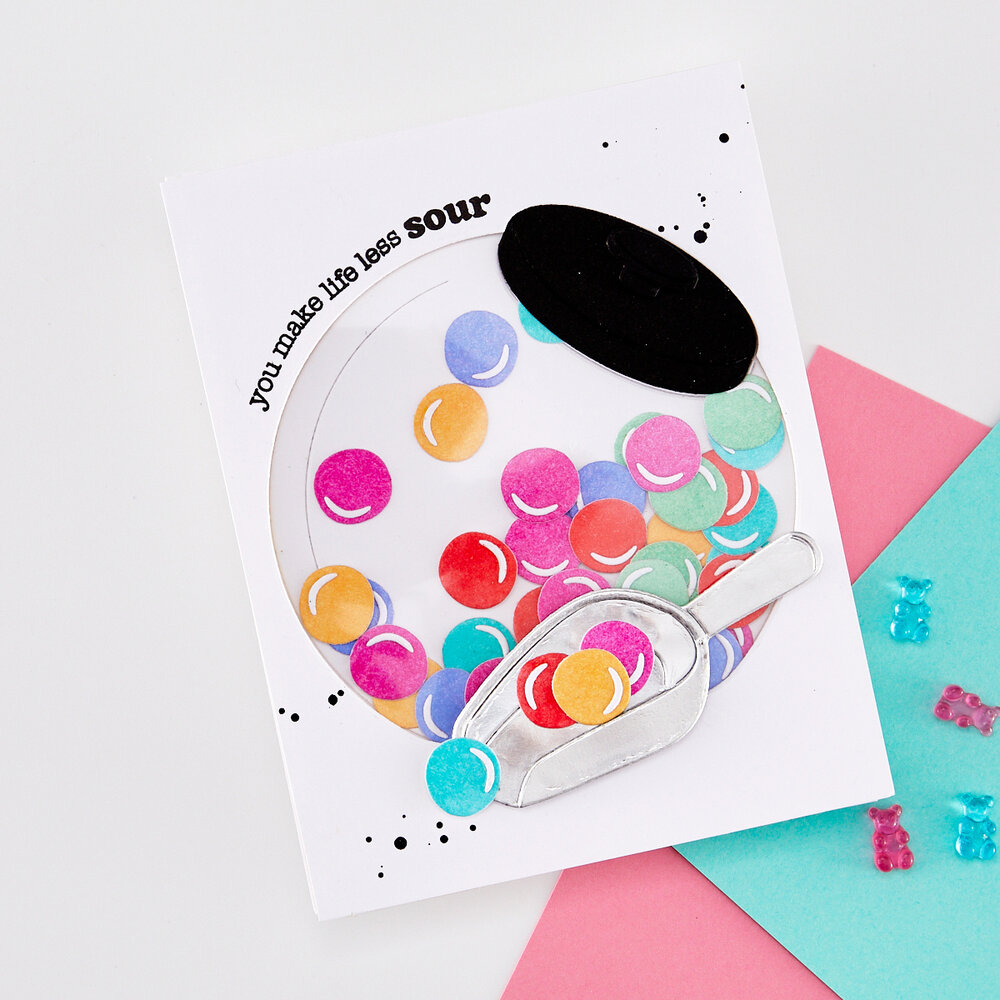 Hero Arts Beary Sweet Die Set Penny Candy Jar (DF289)