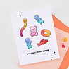 Hero Arts Beary Sweet Stamp & Cut Let's Stick Together (DC350)