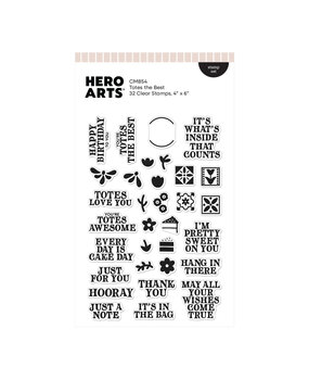 Hero Arts Tote-ally Awesome Stamp Set Totes the Best (CM854)