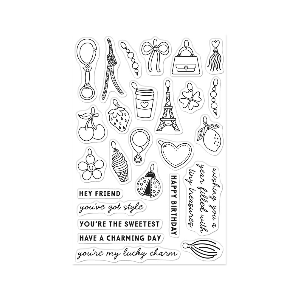 Hero Arts Tote-ally Awesome Stamp Set Tiny Treasures (CM853)