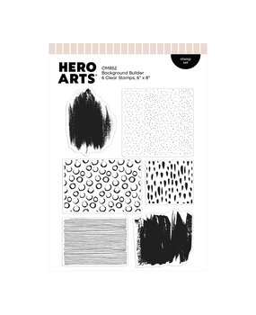Hero Arts Tote-ally Awesome Stamp Set Background Builder (CM852)