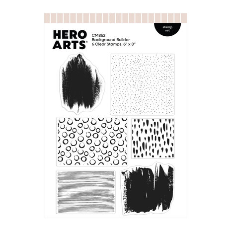 Hero Arts Tote-ally Awesome Stamp Set Background Builder (CM852)