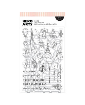 Hero Arts Tote-ally Awesome Stamp & Cut Tiny Treasures (DC353)