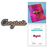 Spellbinders Essentially Yours Sentiments Etched Dies Layered Congrats (S1-182)