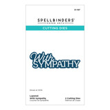 Spellbinders Essentially Yours Sentiments Etched Dies Layered With Sympathy (S1-187)