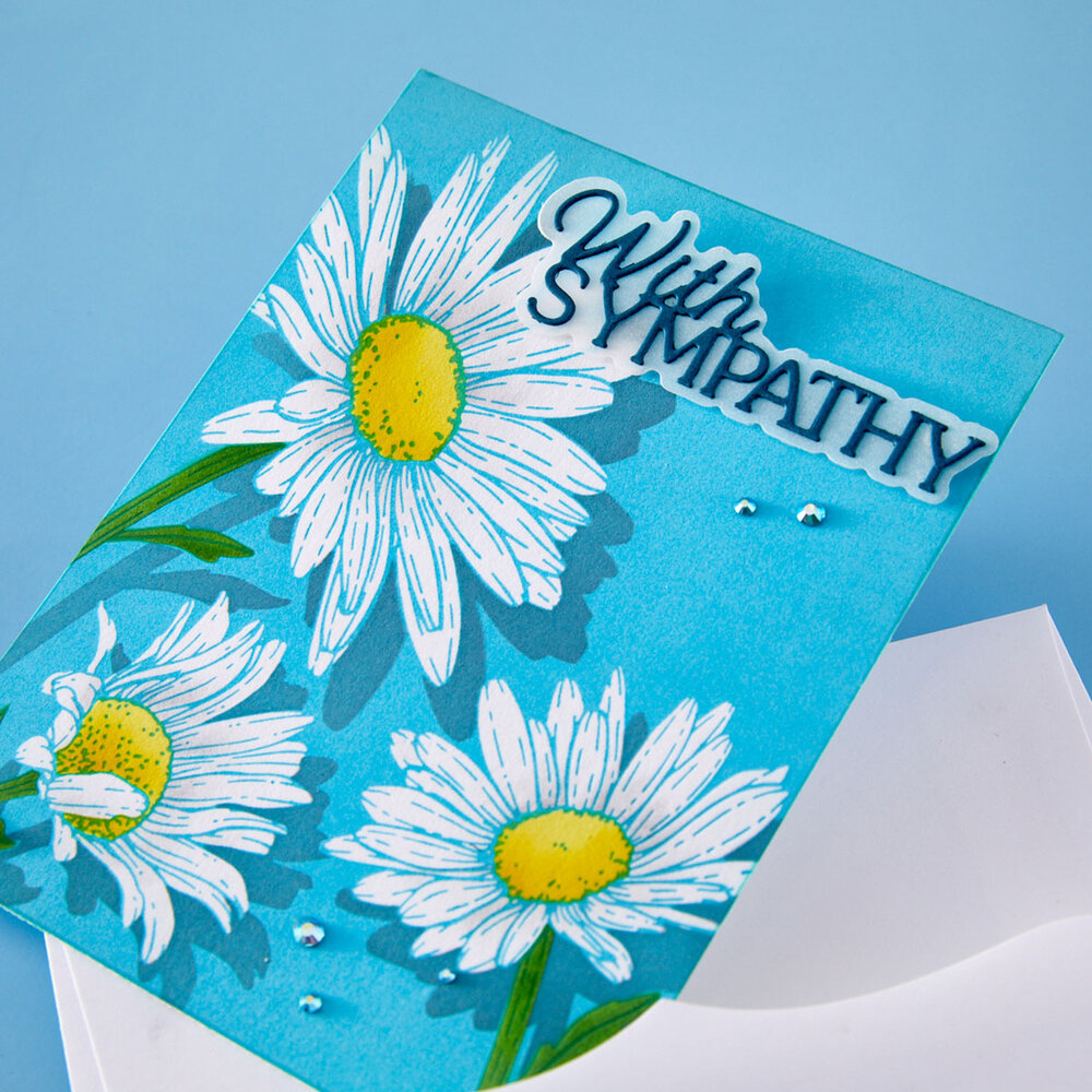 Spellbinders Essentially Yours Sentiments Etched Dies Layered With Sympathy (S1-187)