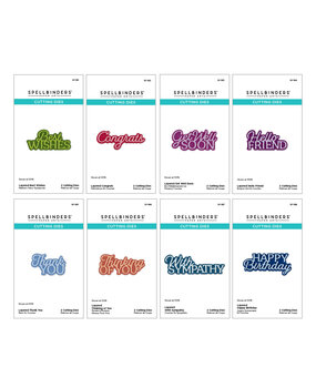 Spellbinders Essentially Yours Sentiments I Want It All! Bundle (BD-1041)