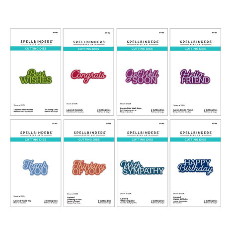 Spellbinders Essentially Yours Sentiments I Want It All! Bundle (BD-1041)