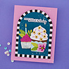 Spellbinders Just Add Cake Etched Dies Color Block Accent Arches (S5-743)
