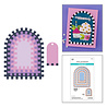 Spellbinders Just Add Cake Etched Dies Color Block Accent Arches (S5-743)