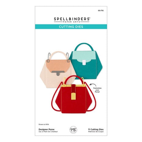 Spellbinders We All Have Baggage Etched Dies Designer Purse by Sheri Ballantyne (S5-715)