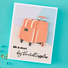 Spellbinders We All Have Baggage Etched Dies Rolling Craft Tote by Sheri Ballantyne (S5-714)