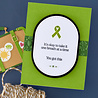 Spellbinders We All Have Baggage Stamp & Die Set Awareness Ribbon and Sentiments by Sheri Ballantyne (SDS-216)