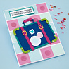 Spellbinders We All Have Baggage Stamp & Die Set Retro Suitcase and Sentiments by Sheri Ballantyne (SDS-221)