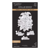 Spellbinders Magical Fuchsia Press + Foil Plate & Die Set by Alex Syberia (BP-349)