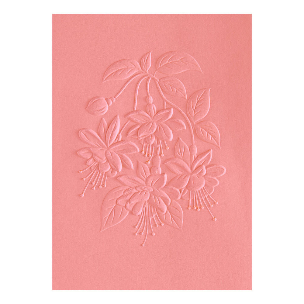 Spellbinders Magical Fuchsia 3D Embossing Folder by Alex Syberia (E3D-172)