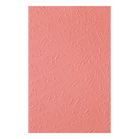 Spellbinders Poppy Song 3D Embossing Folder Favorite Song (E3D-165)