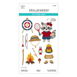 Spellbinders Summer Camp Camp Days Etched Dies by Allison Frazier (S5-740)