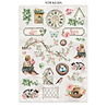 Stamperia House of Roses Junk Journal Stickers, Backgrounds, Cut-Outs (SBJK19)