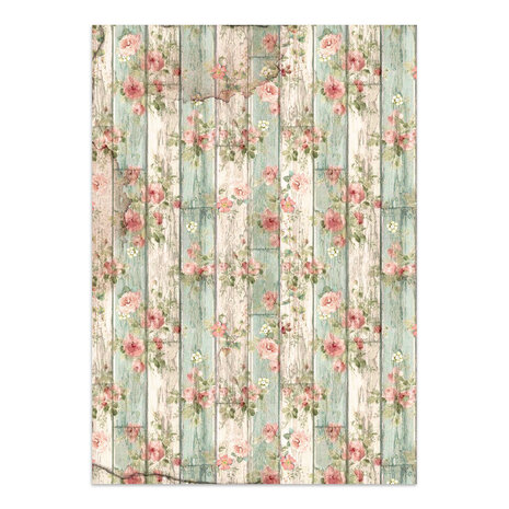 Stamperia House of Roses Junk Journal Stickers, Backgrounds, Cut-Outs (SBJK19)