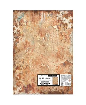 Stamperia Art Stories 50x70cm Big Rice Paper Rusty Pattern by Antonis Tzanidakis (DFSAJB009) Stamperia Art Stories 50x70cm Big Rice Paper Rusty Pattern by Antonis Tzanidakis (DFSAJB009)