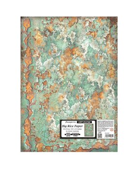 Stamperia Art Stories 50x70cm Big Rice Paper Patina Pattern by Antonis Tzanidakis (DFSAJB010) Stamperia Art Stories 50x70cm Big Rice Paper Patina Pattern by Antonis Tzanidakis (DFSAJB010)