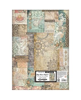 Stamperia Art Stories 50x70cm Big Rice Paper Mixed Pattern by Antonis Tzanidakis (DFSAJB006) Stamperia Art Stories 50x70cm Big Rice Paper Mixed Pattern by Antonis Tzanidakis (DFSAJB006)