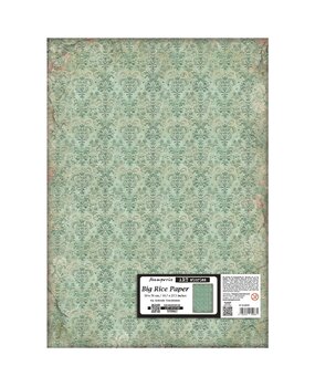 Stamperia Art Stories 50x70cm Big Rice Paper Green Tapestry by Antonis Tzanidakis (DFSAJB008) Stamperia Art Stories 50x70cm Big Rice Paper Green Tapestry by Antonis Tzanidakis (DFSAJB008)