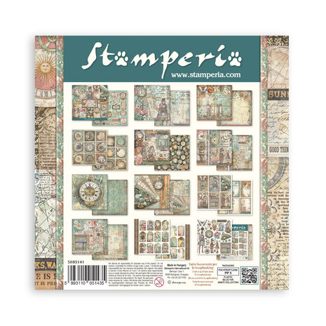 Stamperia Gardens of Time 8x8 Inch Paper Pack by Antonis Tzanidakis (SBBS141) Stamperia Gardens of Time 8x8 Inch Paper Pack by Antonis Tzanidakis (SBBS141)