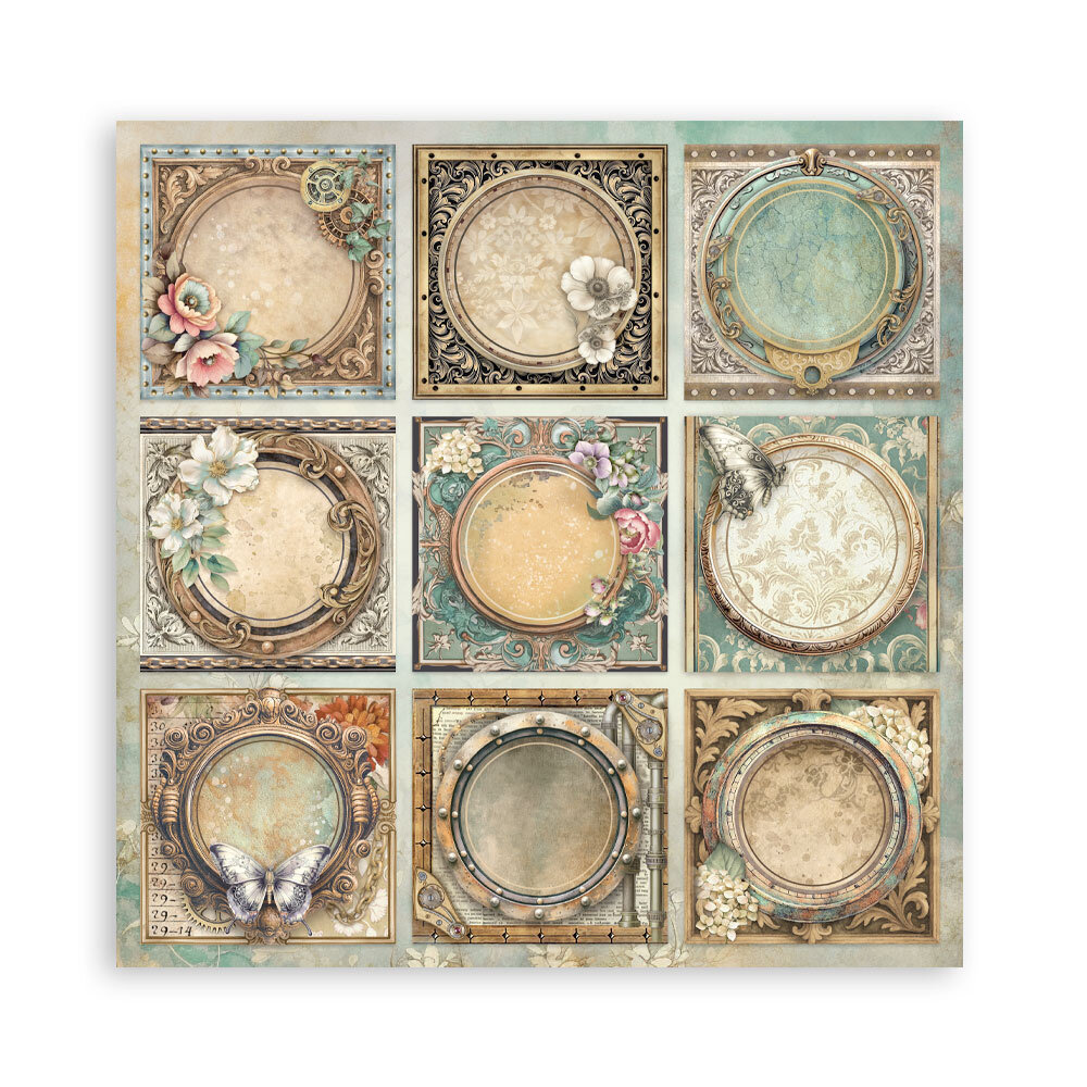 Stamperia Gardens of Time 8x8 Inch Paper Pack Maxi (Singel Face) by Antonis Tzanidakis (SBBSXB24) Stamperia Gardens of Time 8x8 Inch Paper Pack Maxi (Singel Face) by Antonis Tzanidakis (SBBSXB24)