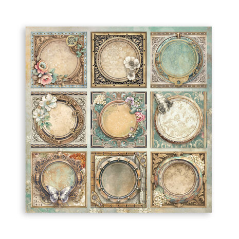 Stamperia Gardens of Time 8x8 Inch Paper Pack Maxi (Singel Face) by Antonis Tzanidakis (SBBSXB24) Stamperia Gardens of Time 8x8 Inch Paper Pack Maxi (Singel Face) by Antonis Tzanidakis (SBBSXB24)