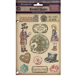 Stamperia Gardens of Time A5 Colored Wooden Shape by Antonis Tzanidakis (KLSP198)