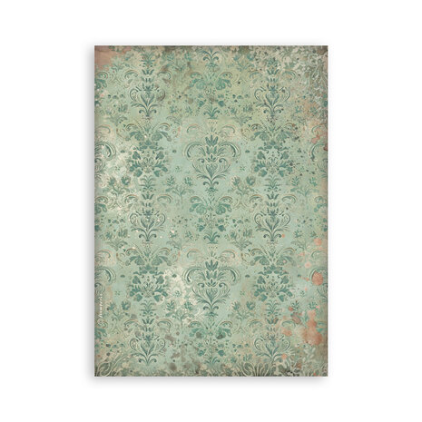 Stamperia Gardens of Time A5 Washi Pad (8pcs) by Antonis Tzanidakis (SBW32)