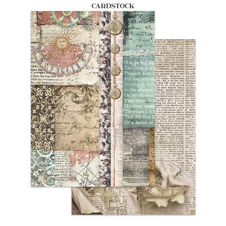 Stamperia Gardens of Time Junk Journal A5 Focus Points by Antonis Tzanidakis (SBJKS01)